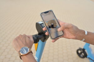 استخدام سكوتر سهم داخل المدينة